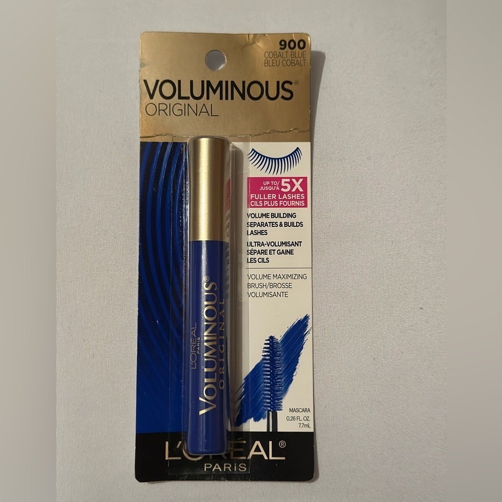 L'Oreal Voluminous Mascara in Bold Blue